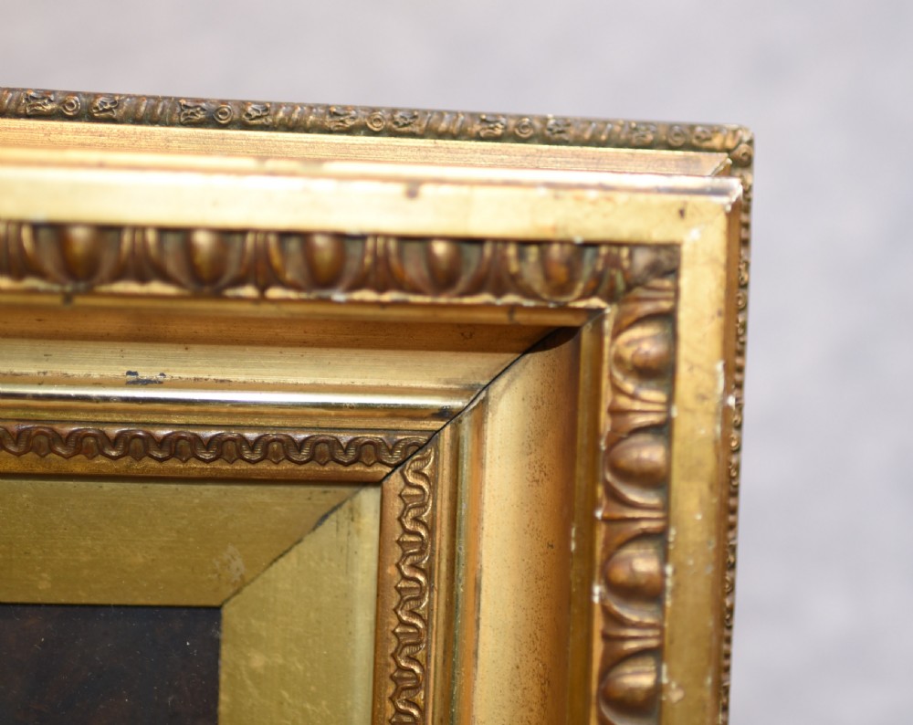 Victorian Oil Painting Clock Maker Horologist Portrait View VII