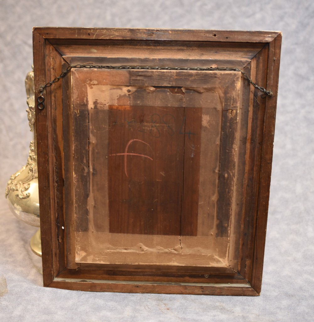 Victorian Oil Painting Clock Maker Horologist Portrait View IX