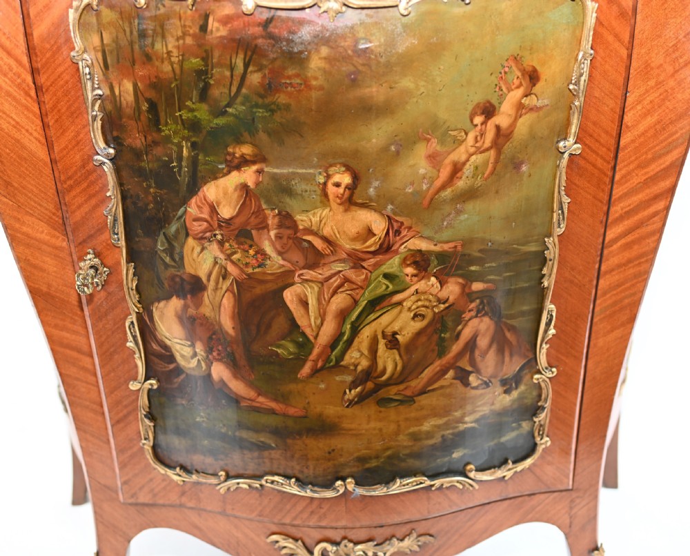 French Painted Side Cabinet Vernis Martin 1890 View III
