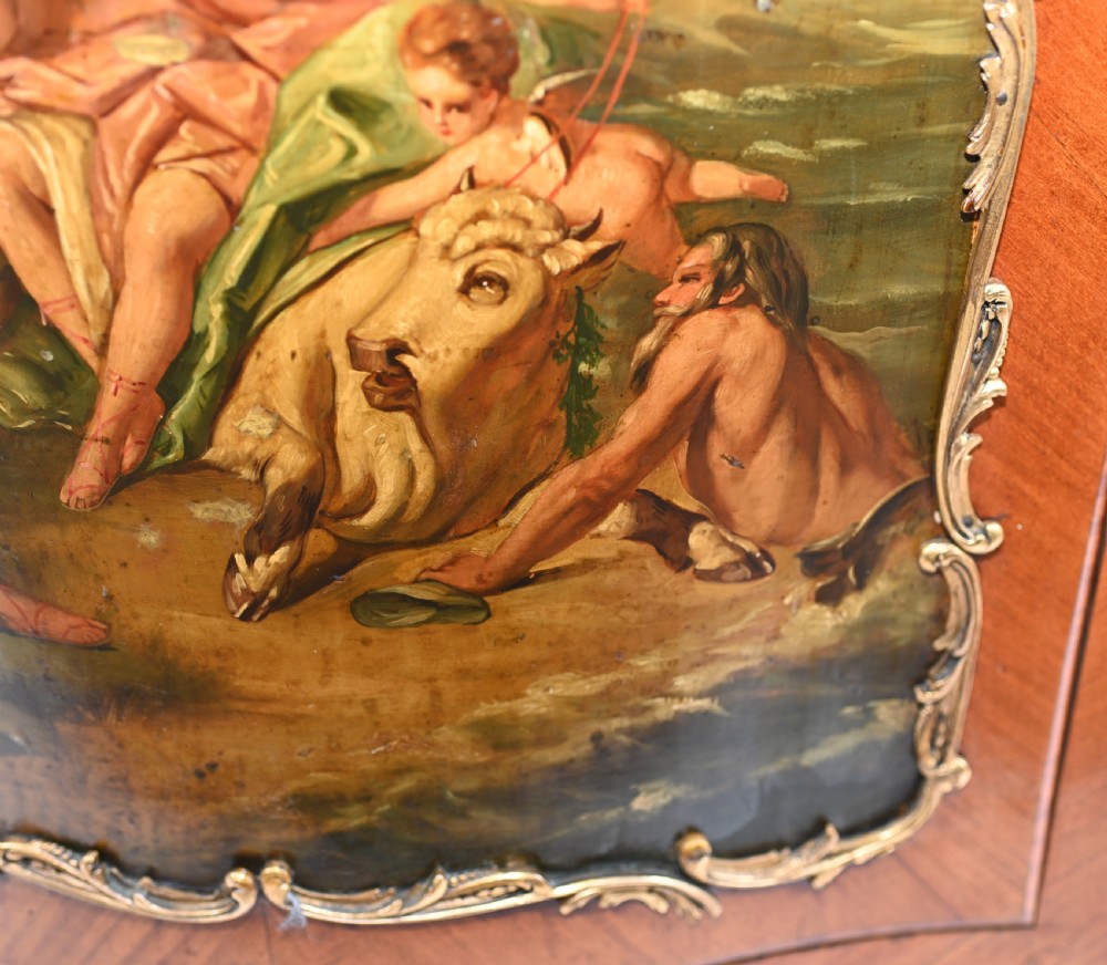 French Painted Side Cabinet Vernis Martin 1890 View V