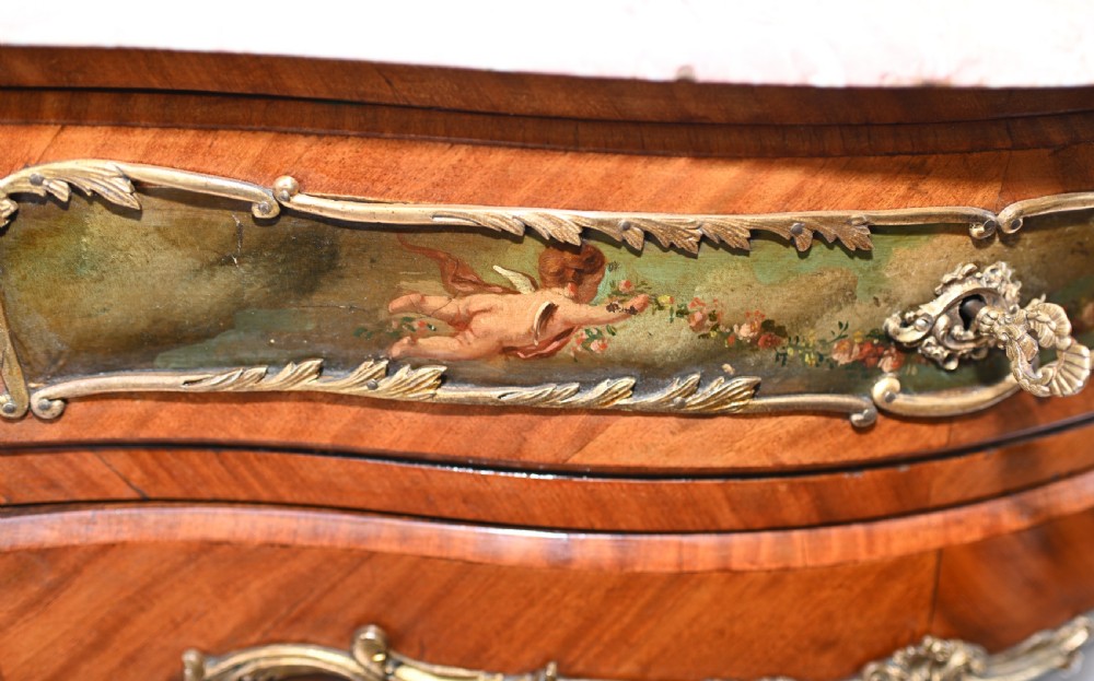 French Painted Side Cabinet Vernis Martin 1890 View VII