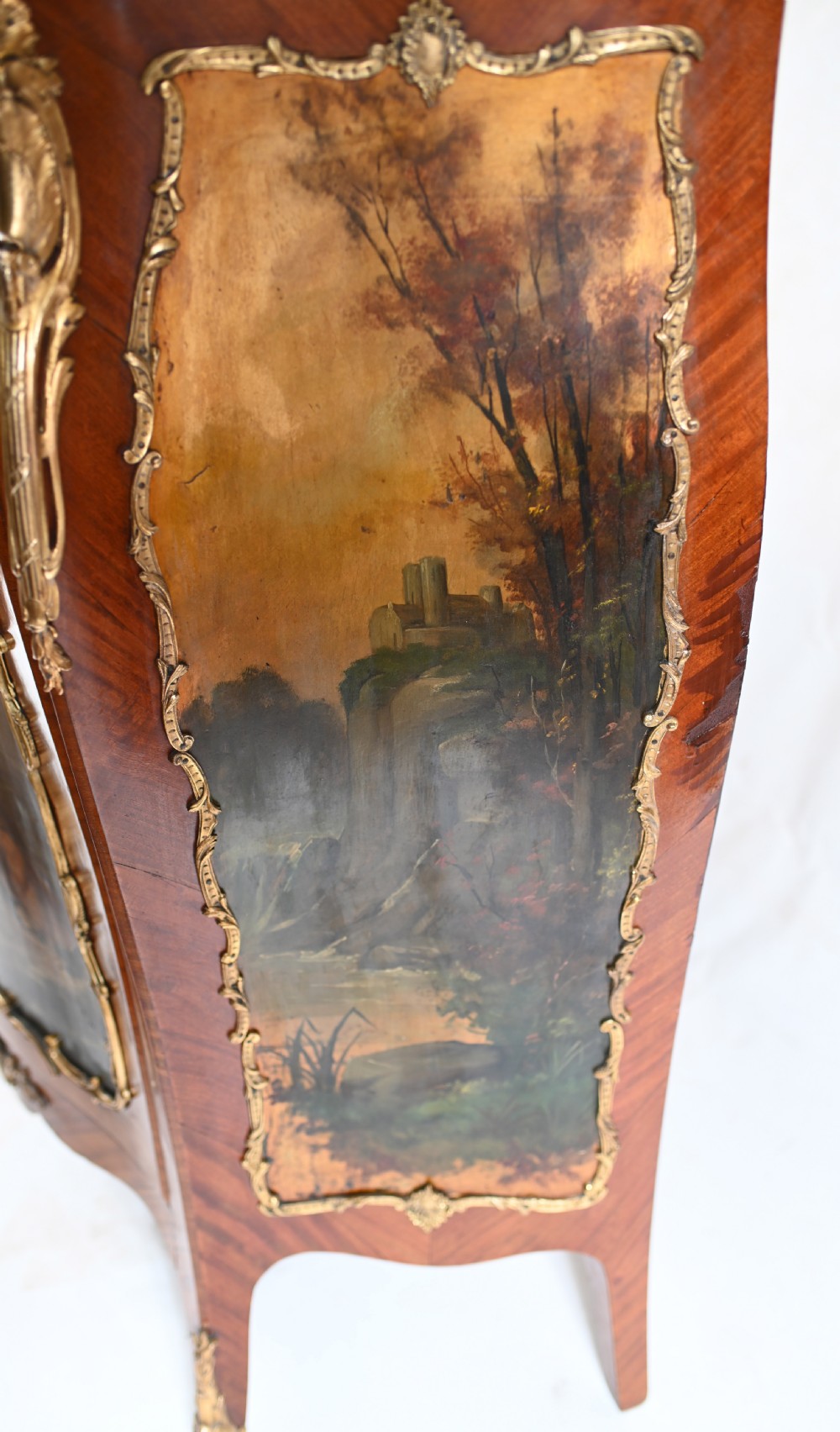 French Painted Side Cabinet Vernis Martin 1890 View VIII