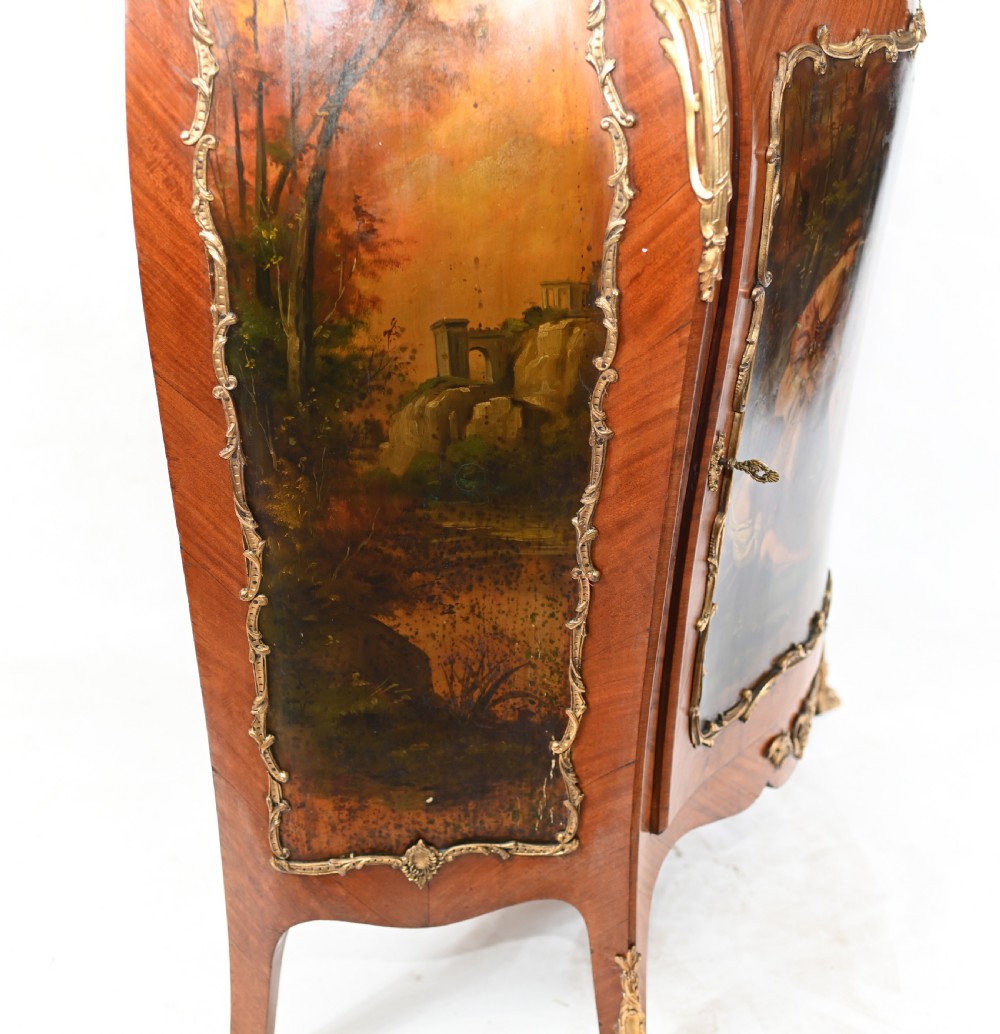French Painted Side Cabinet Vernis Martin 1890 View XI