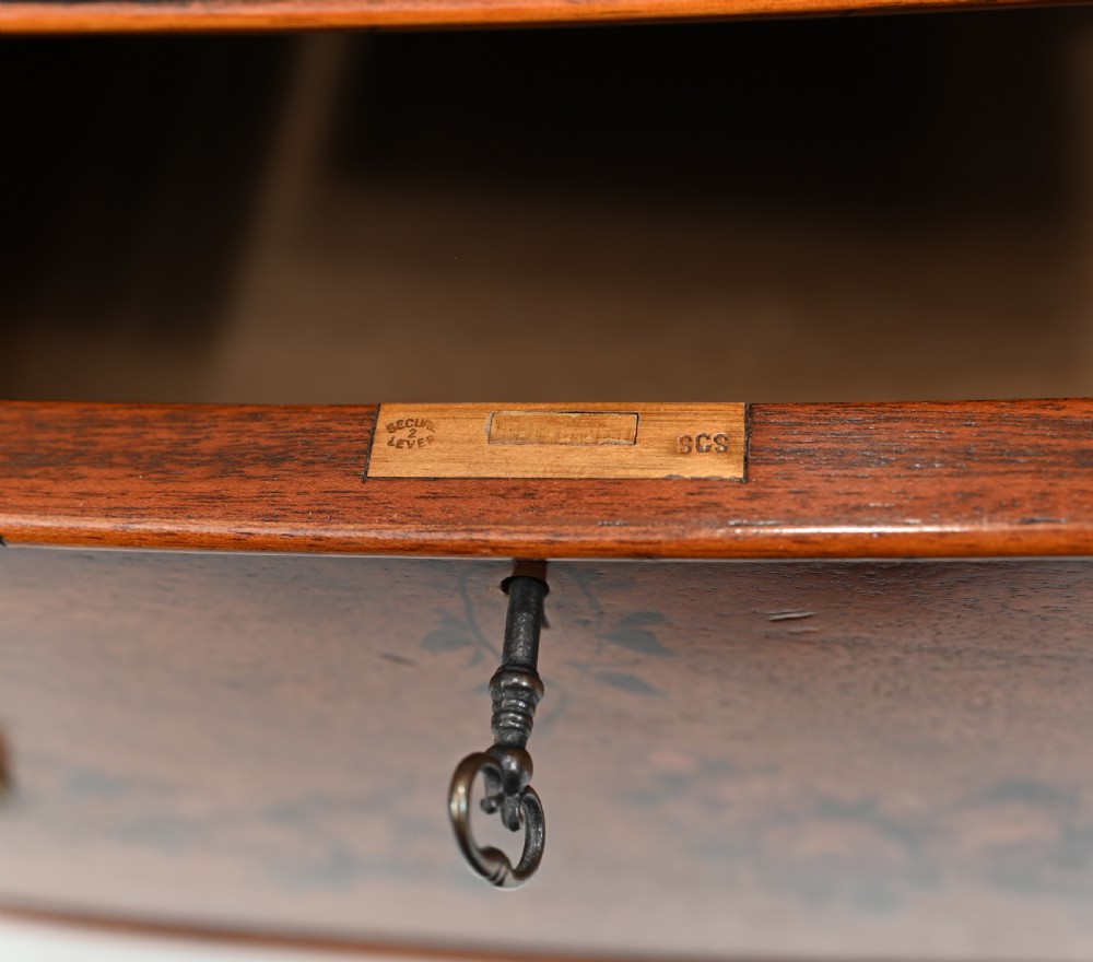 Edwardian Painted Sideboard Breakfront Server Walnut View X