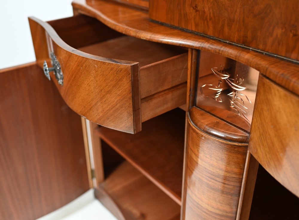 Art Deco Cocktail Cabinet Vintage 1930s Drinks Chest View XII