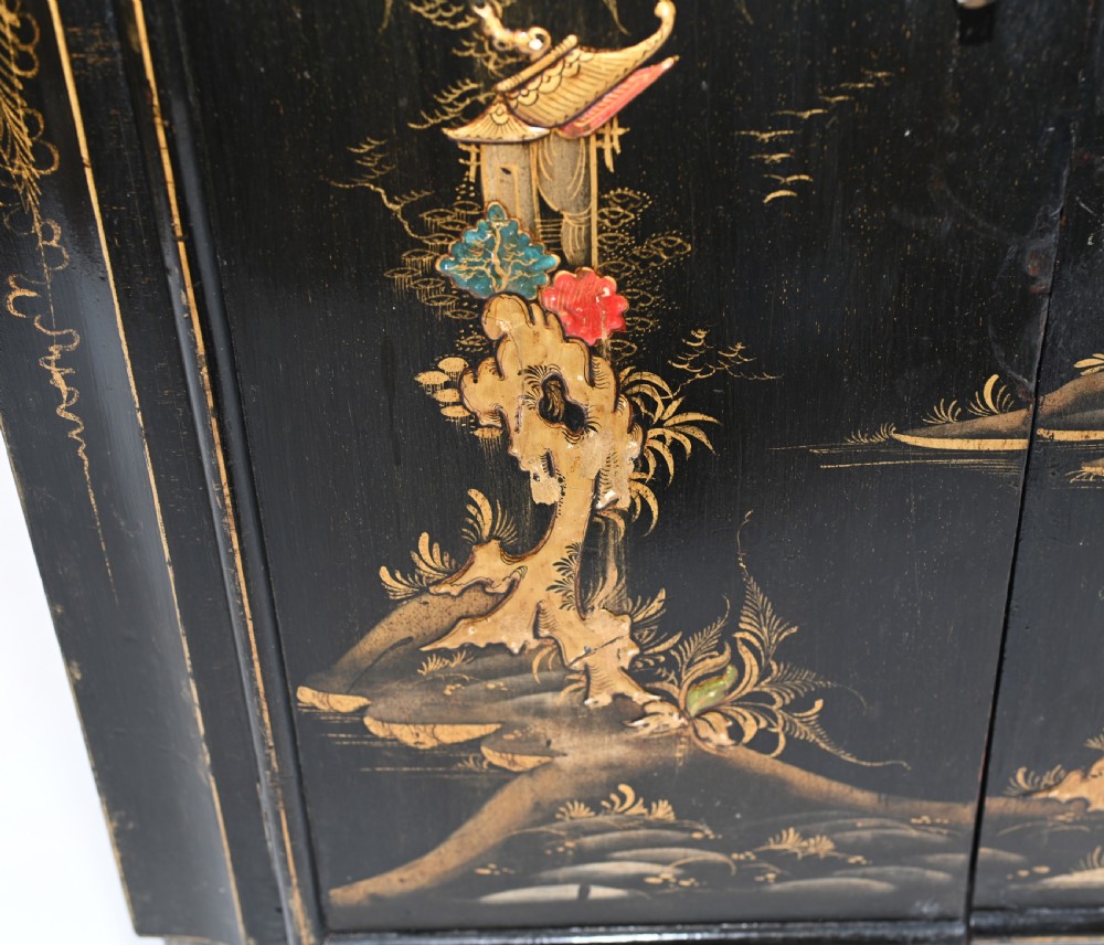 Chinese Chinoiserie Drinks Cabinet Lacquer Cocktail Chest 1920 View VI