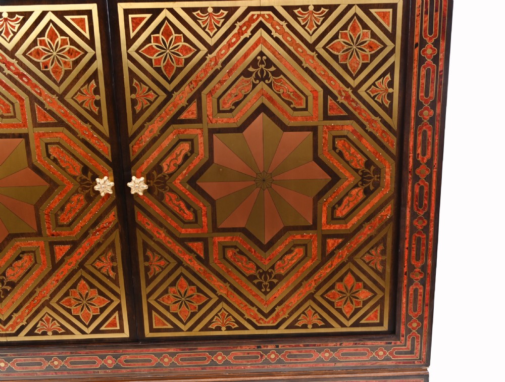 Boulle Cabinet Inlay Chest Islamic Closet 1930 View III