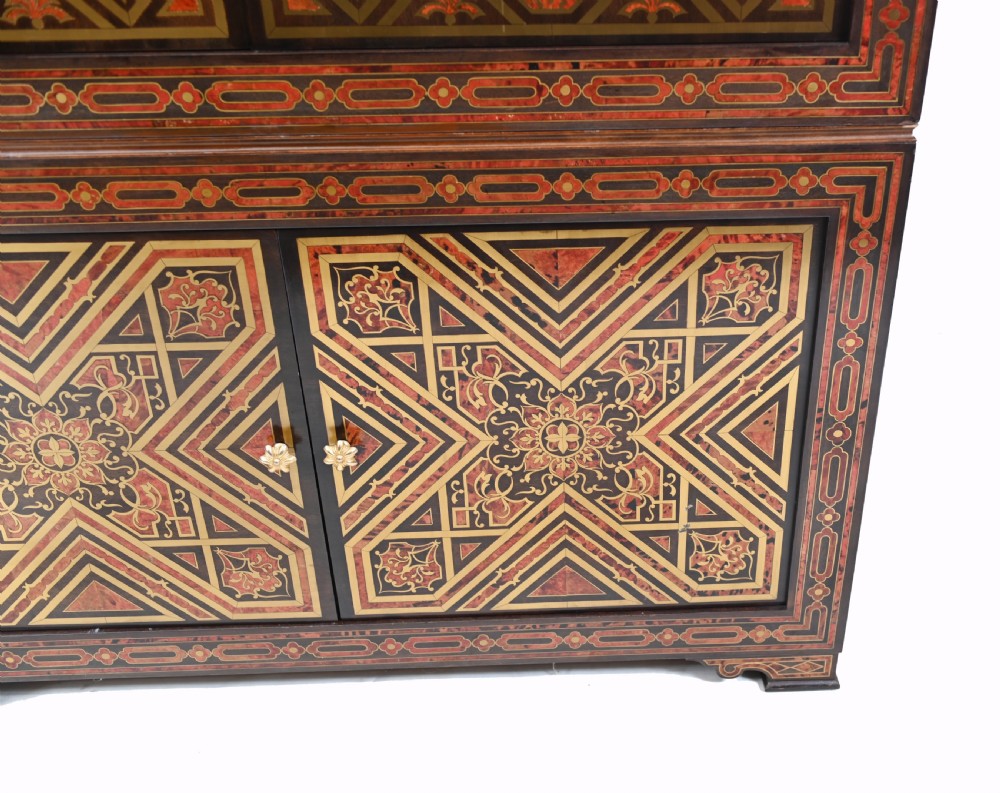 Boulle Cabinet Inlay Chest Islamic Closet 1930 View IV