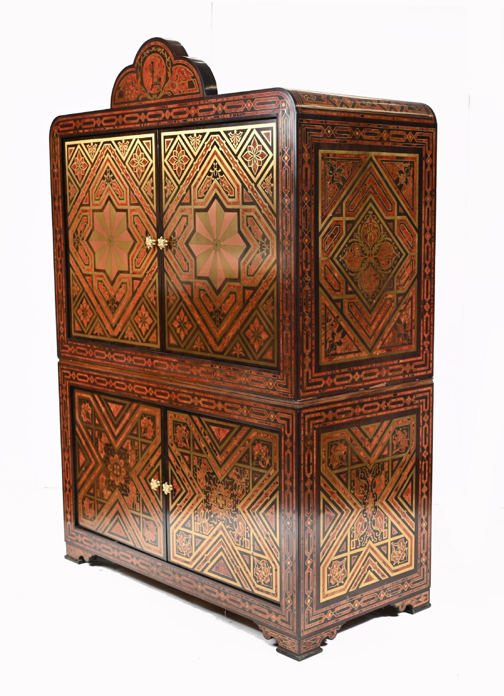 Boulle Cabinet Inlay Chest Islamic Closet 1930 View VIII