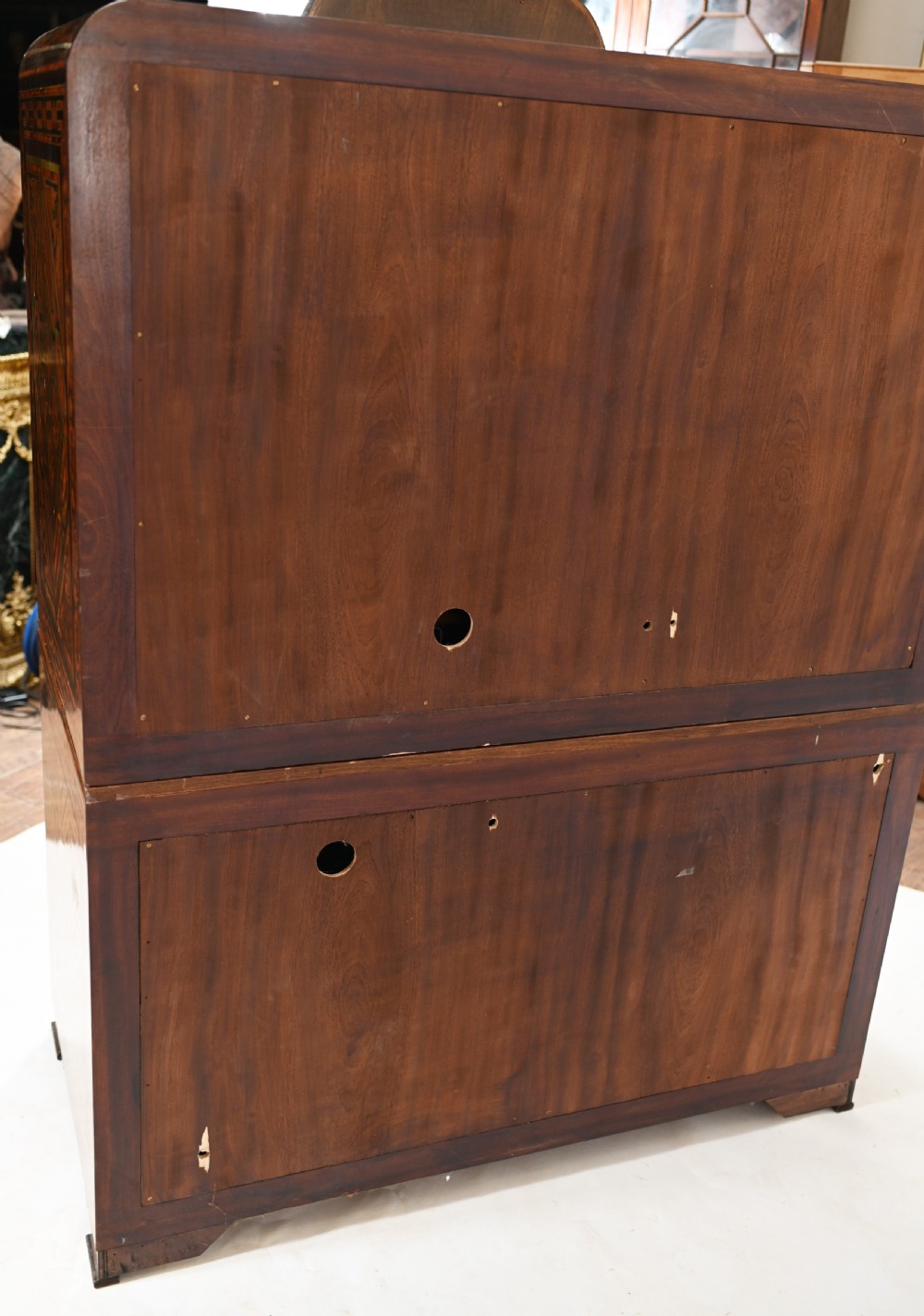 Boulle Cabinet Inlay Chest Islamic Closet 1930 View XI