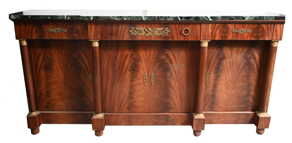 French Empire Chiffonier Breakfront Sideboard 2 Metres View II