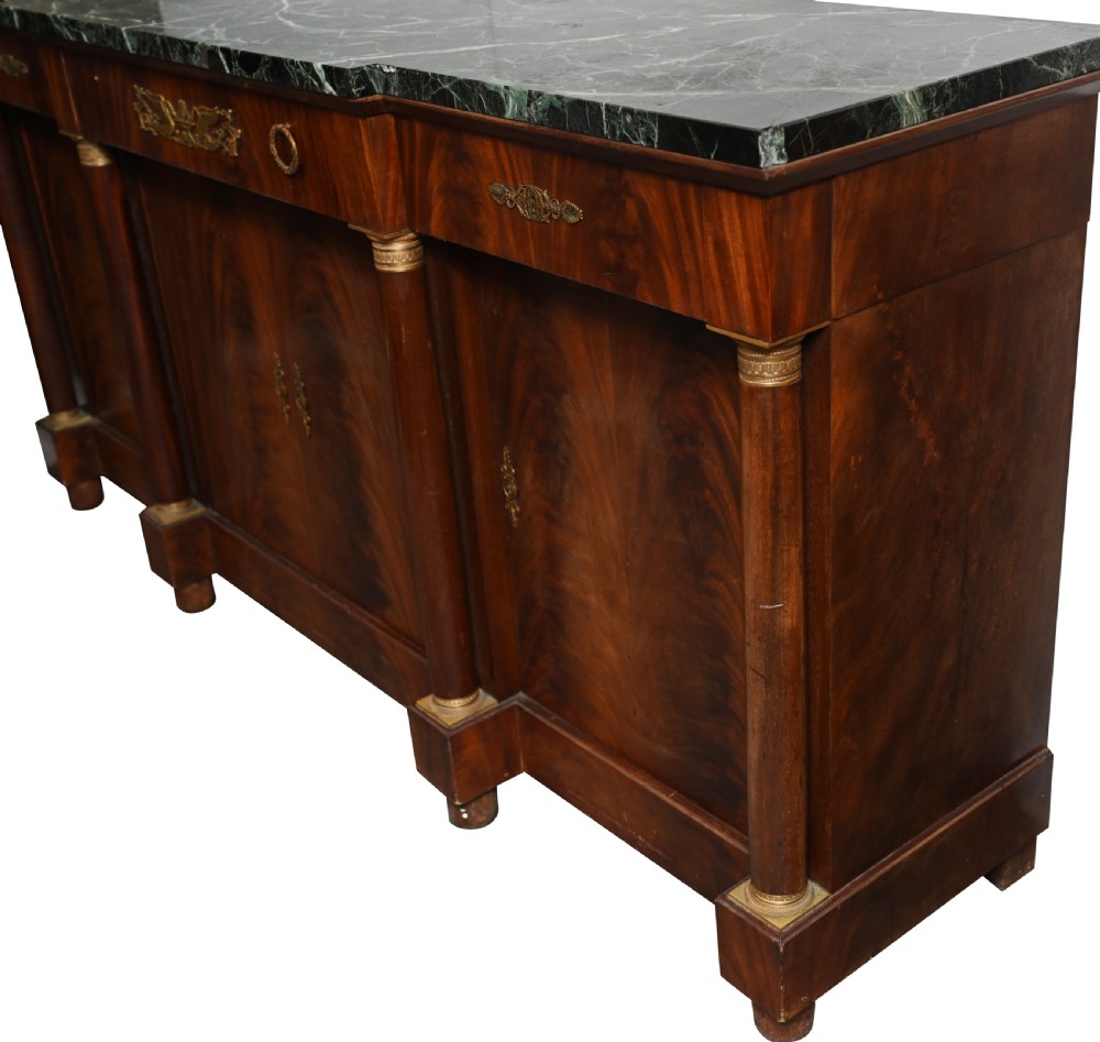 French Empire Chiffonier Breakfront Sideboard 2 Metres View III