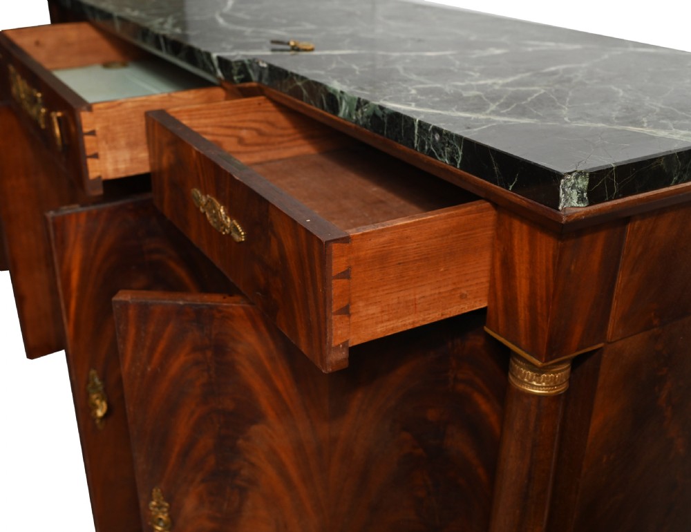 French Empire Chiffonier Breakfront Sideboard 2 Metres View XII