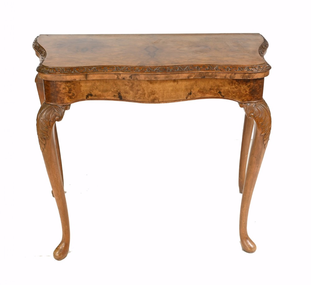 Antique Games Table by Epstein and Co - Walnut Card Tables