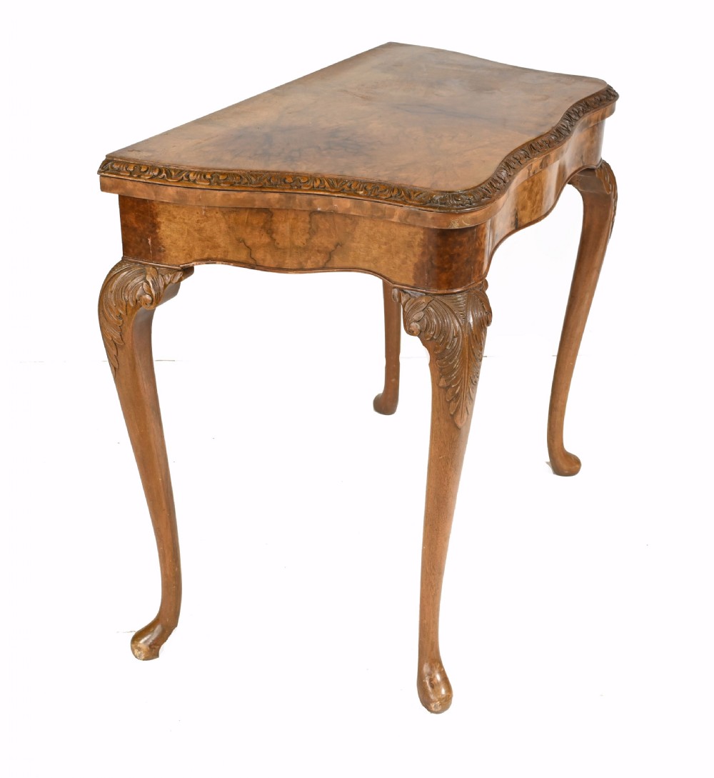 Antique Games Table by Epstein and Co - Walnut Card Tables View IV