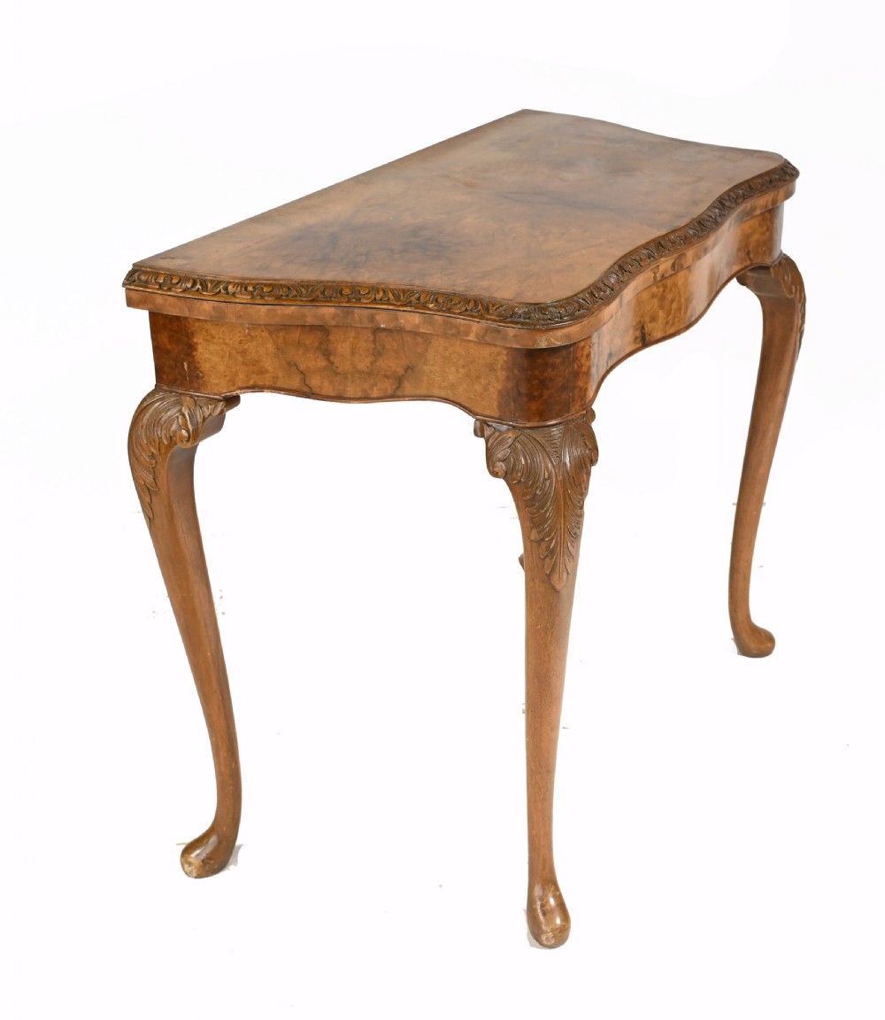 Antique Games Table by Epstein and Co - Walnut Card Tables View V