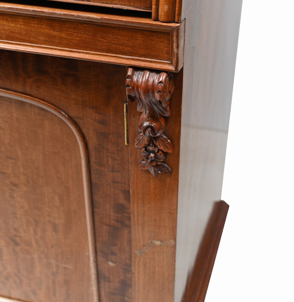 Antique Secretaire Desk Bookcase Hobbs and Co Coramndel View III