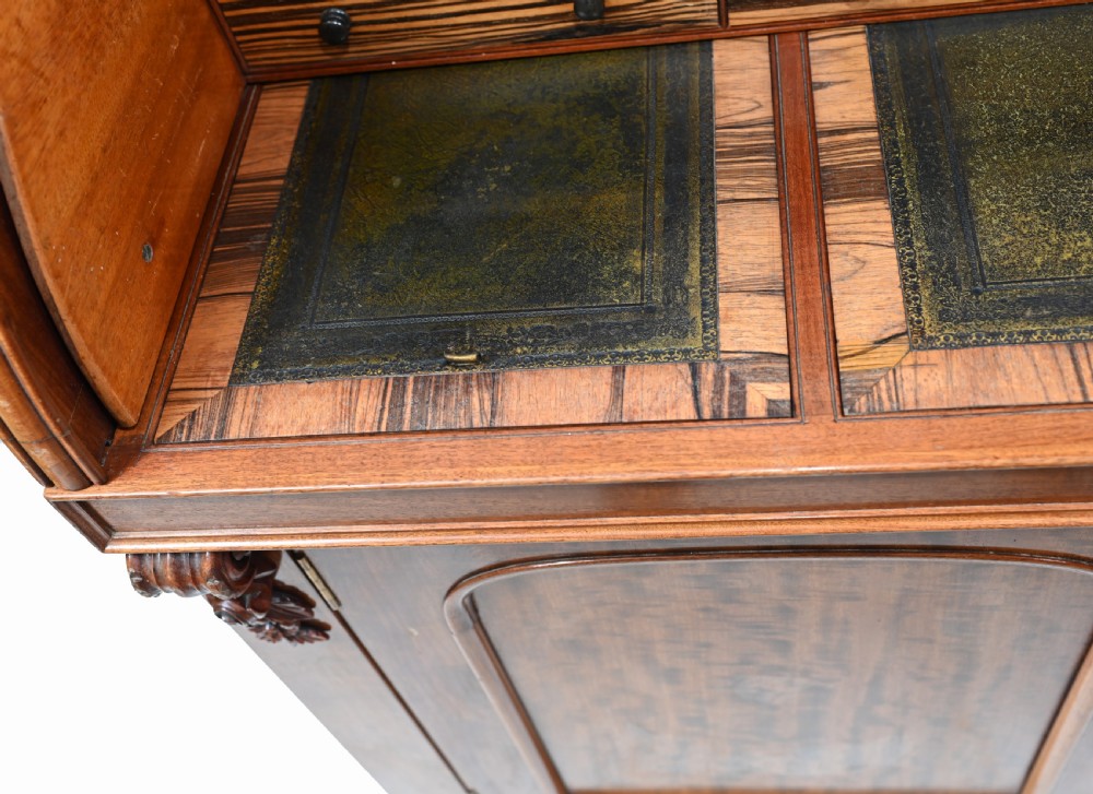 Antique Secretaire Desk Bookcase Hobbs and Co Coramndel View VI