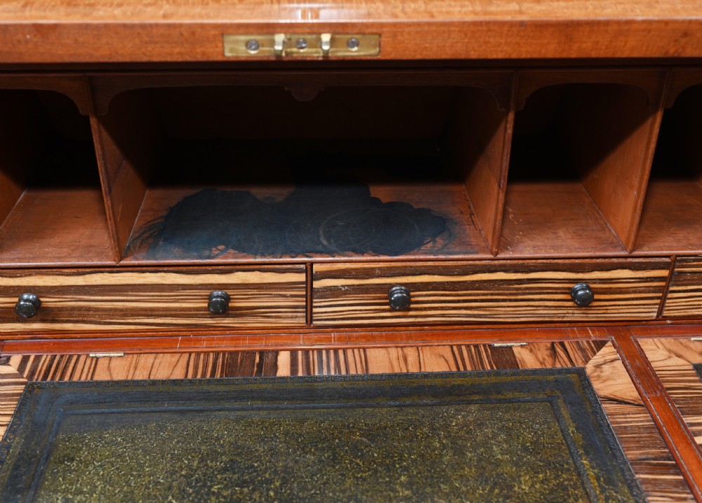 Antique Secretaire Desk Bookcase Hobbs and Co Coramndel View XIII