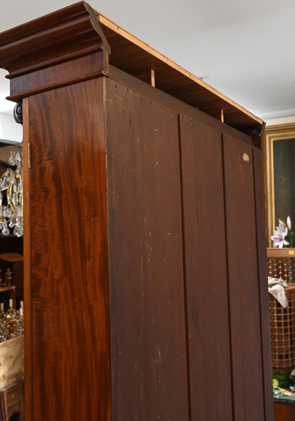 Antique Secretaire Desk Bookcase Hobbs and Co Coramndel View XIX