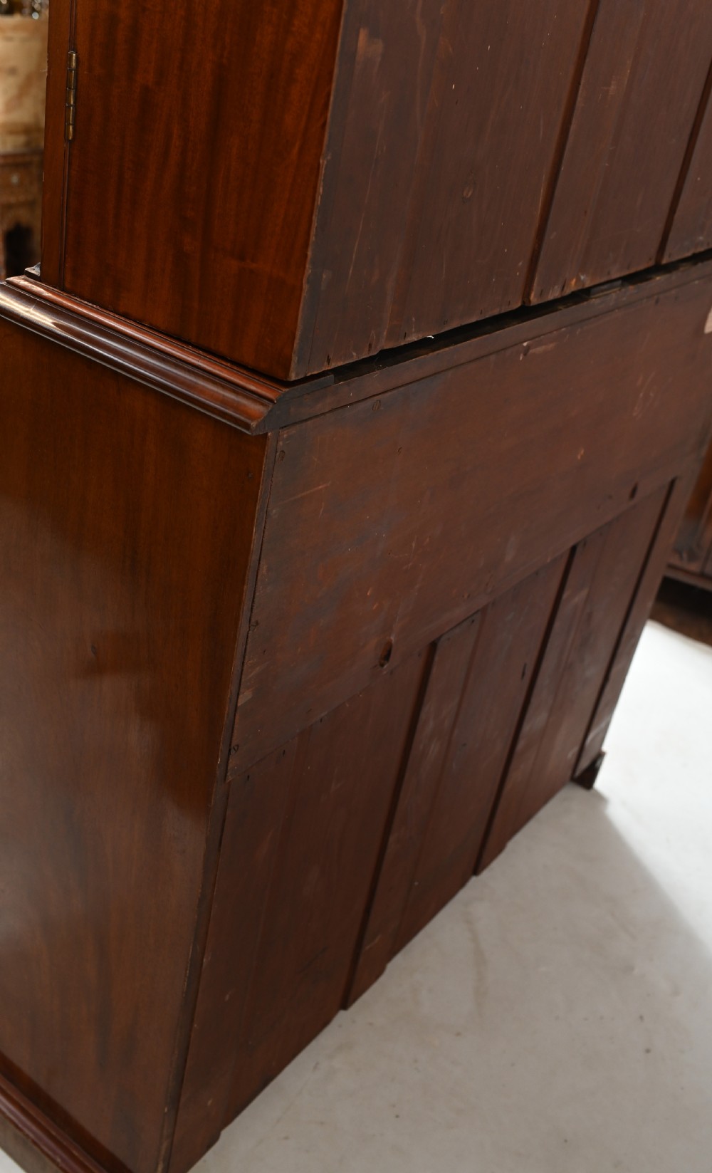 Antique Secretaire Desk Bookcase Hobbs and Co Coramndel View XX