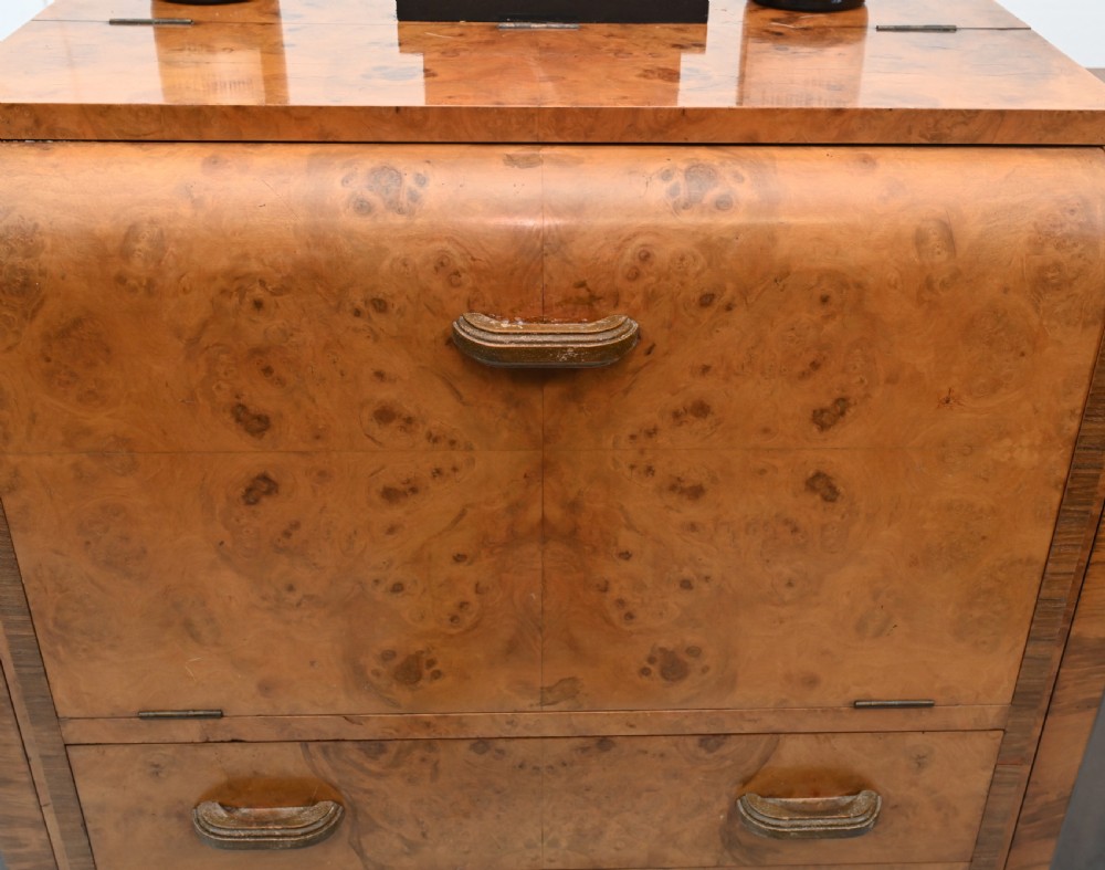 1930s Art Deco Cocktail Cabinet Vintage Furniture View III