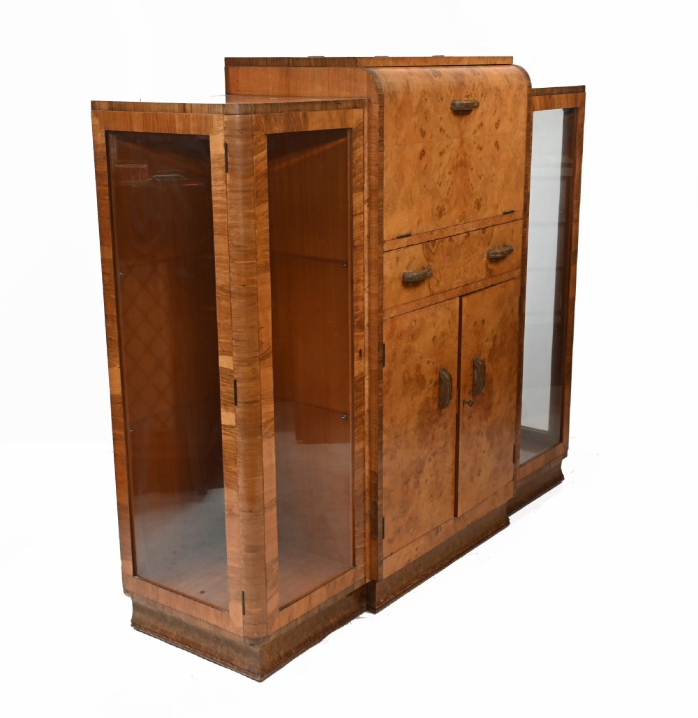 1930s Art Deco Cocktail Cabinet Vintage Furniture View IX