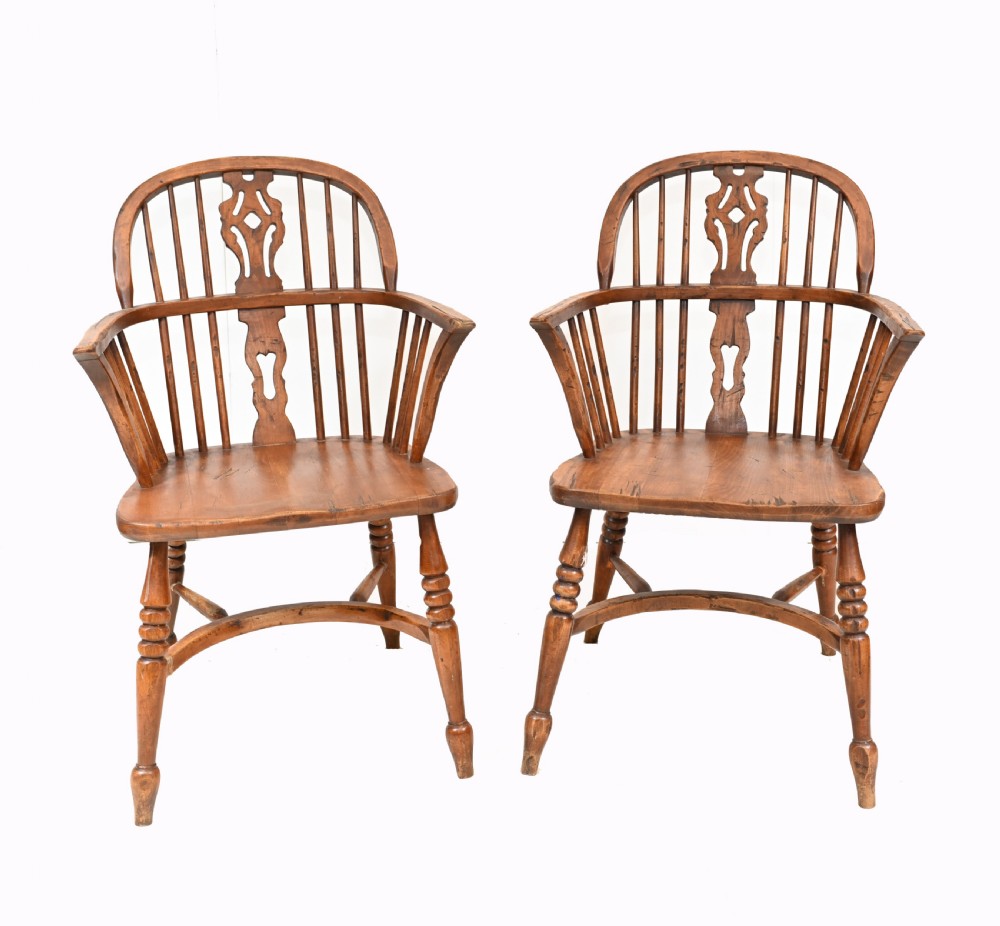 8 Set Windsor Dining Chairs Farmhouse Kitchen  View II