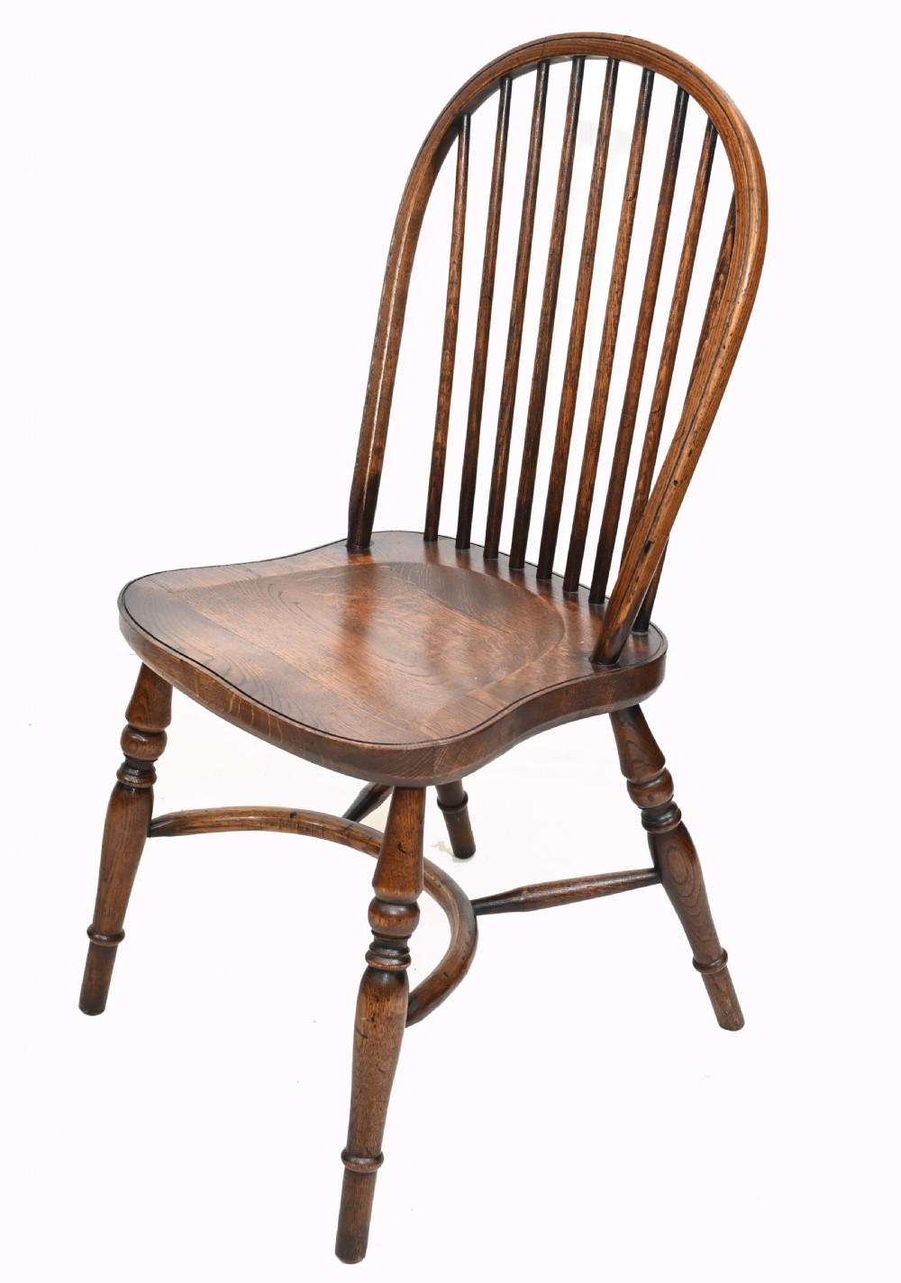 Set Windsor Chairs Farmhouse Dining Kichen Furniture 6 View VI