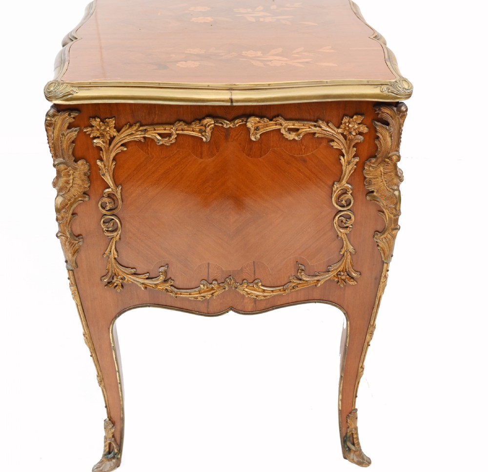 French Knee Hole Desk Empire Inlay  View IX