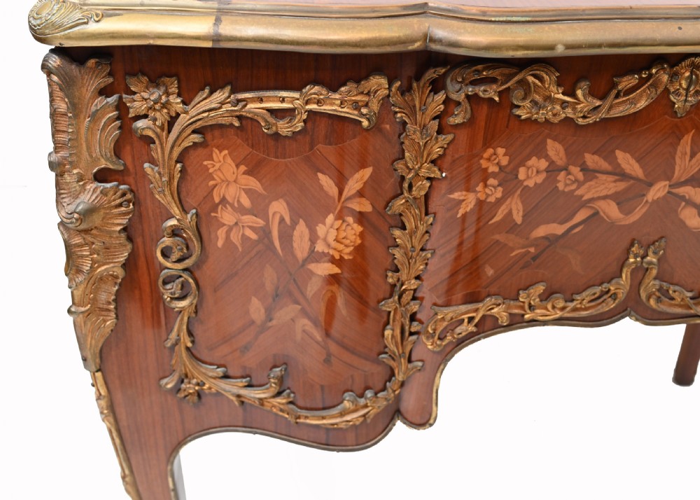 French Knee Hole Desk Empire Inlay  View XII