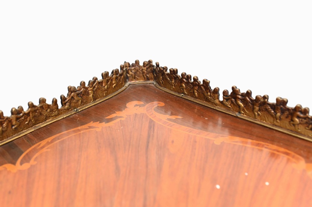French Roll Top Desk Louis XVI Inlay Bureau View VII