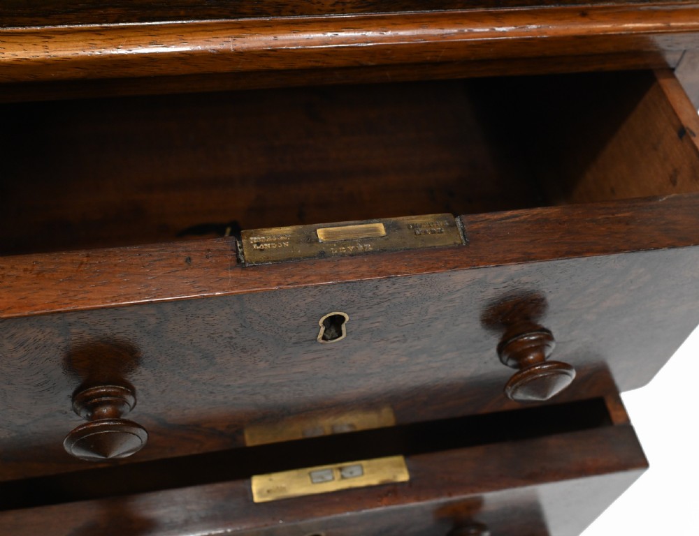 Victorian Davenport Desk Pop Up Mechanism 1860 View IV