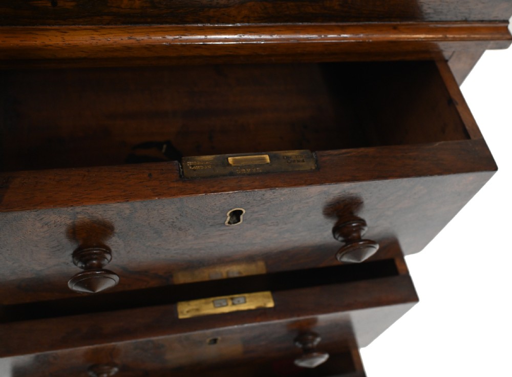 Victorian Davenport Desk Pop Up Mechanism 1860 View V