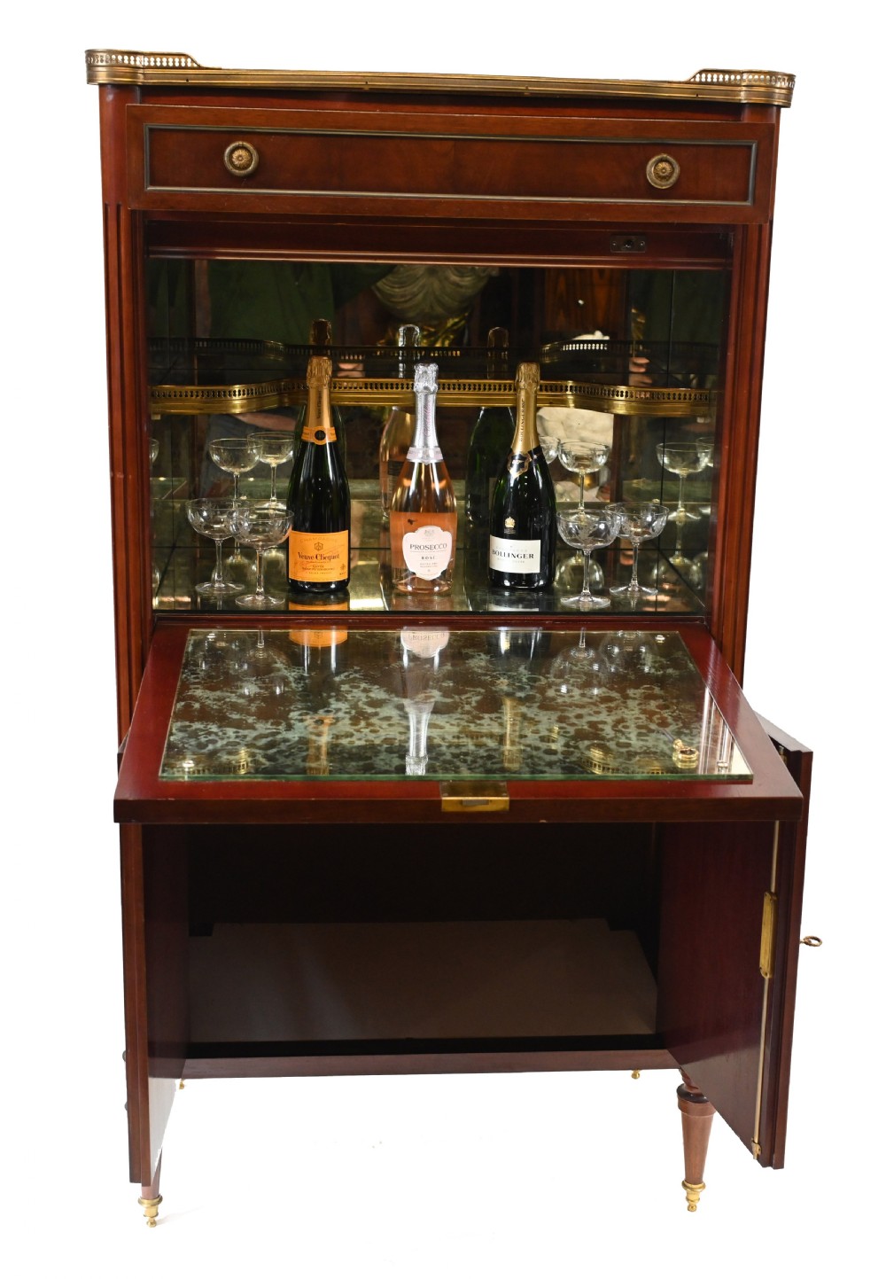 French Directoire Cocktail Cabinet Drinks Chest View III