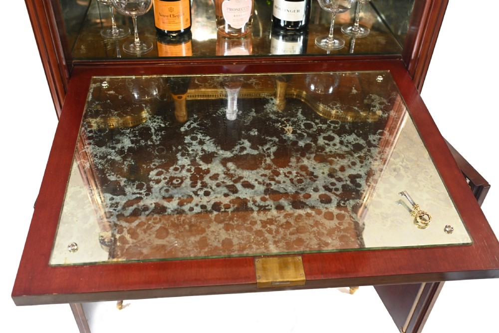 French Directoire Cocktail Cabinet Drinks Chest View V