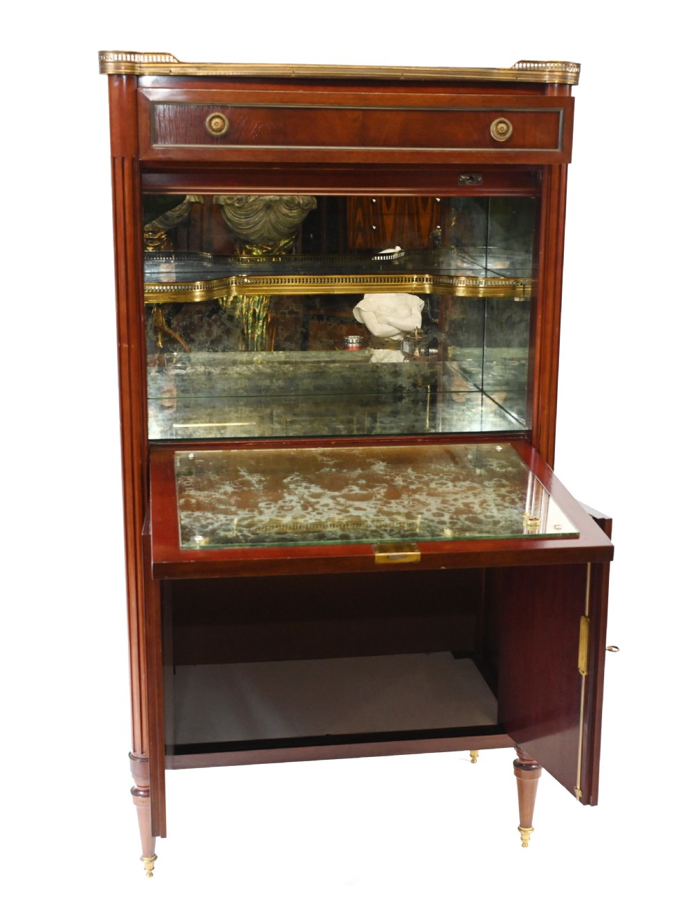 French Directoire Cocktail Cabinet Drinks Chest View VII