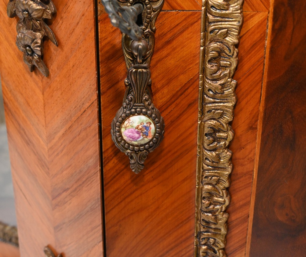 Louis XVI Credenza French Side Cabinet Chest Inlay View VI