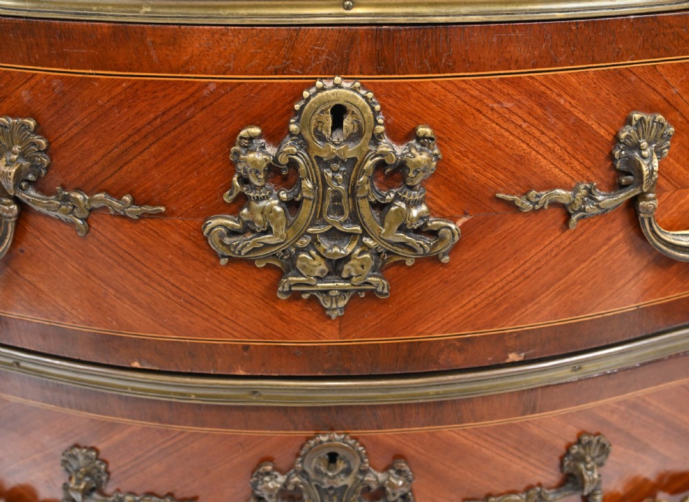 French Bombe Commode - Napoleon II Chest Drawers 1880 View V