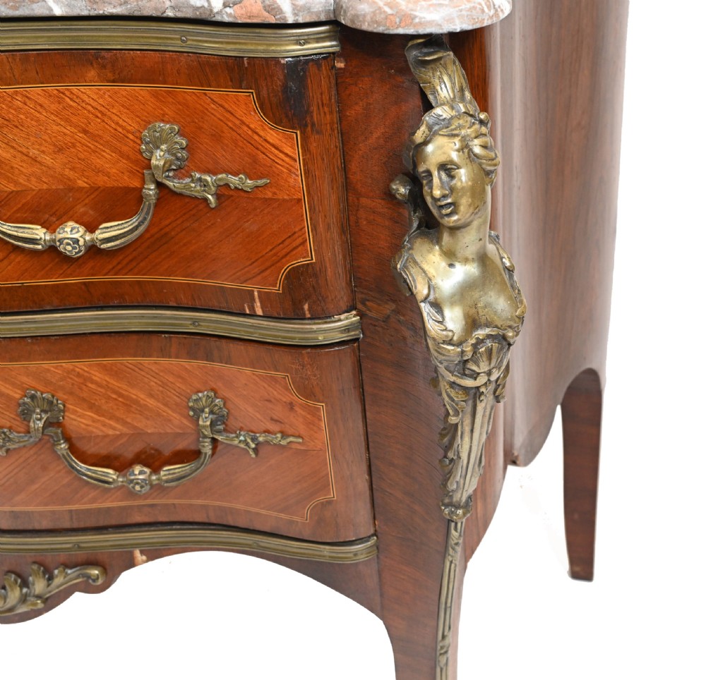 French Bombe Commode - Napoleon II Chest Drawers 1880 View VI