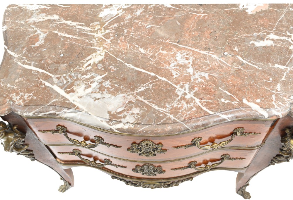 French Bombe Commode - Napoleon II Chest Drawers 1880 View VII