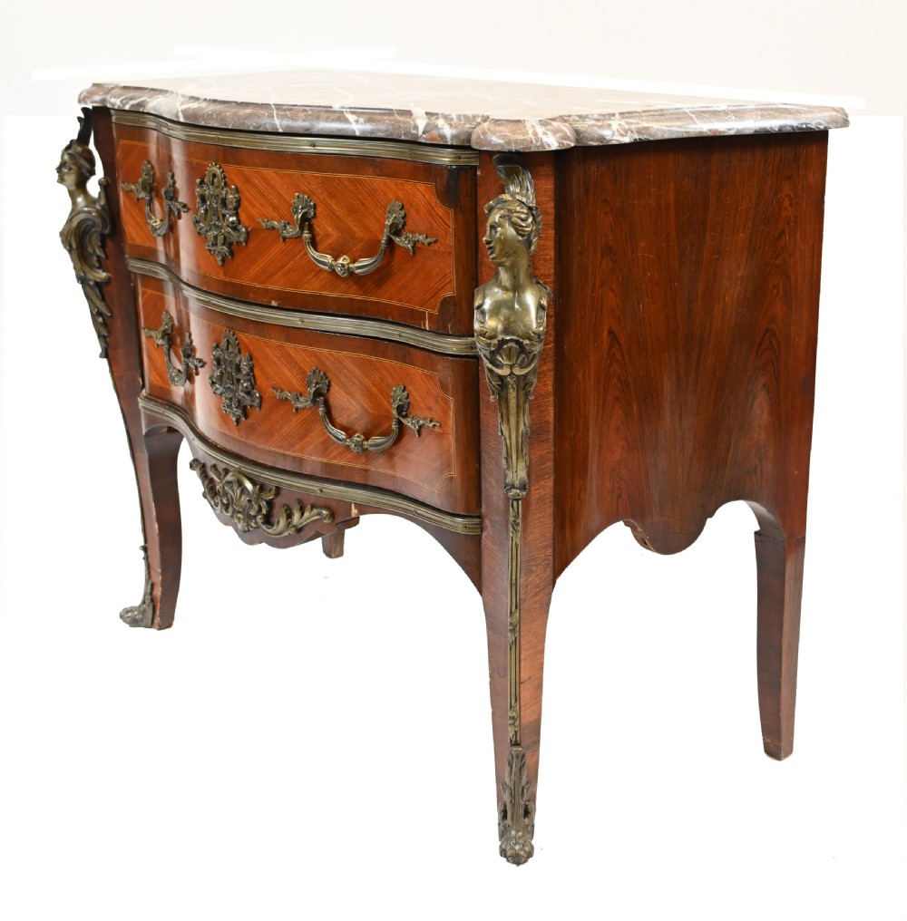French Bombe Commode - Napoleon II Chest Drawers 1880 View VIII