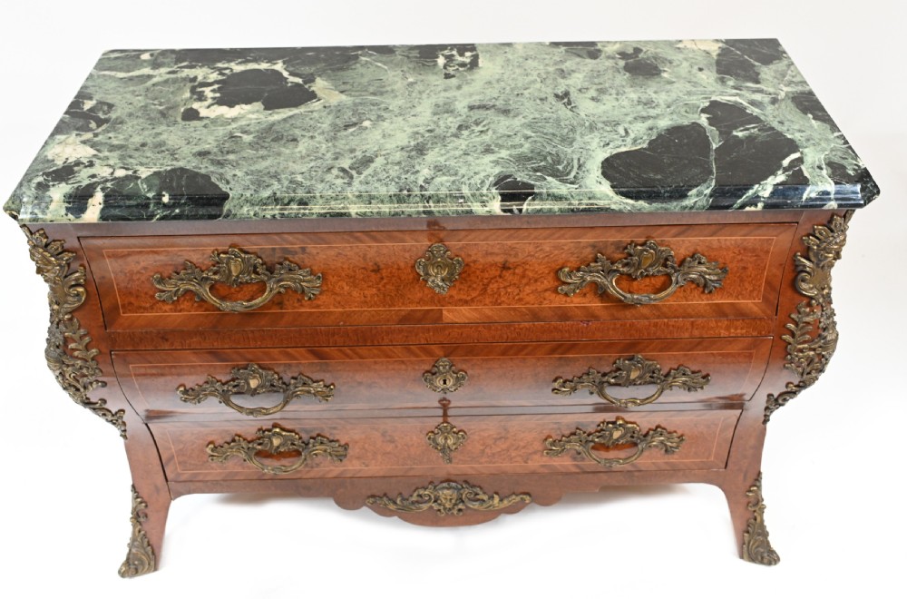 Empire Bombe Commode French Antique Chest Drawers 1880 View II