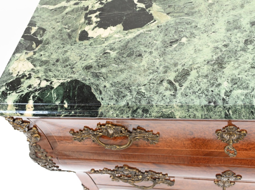 Empire Bombe Commode French Antique Chest Drawers 1880 View III