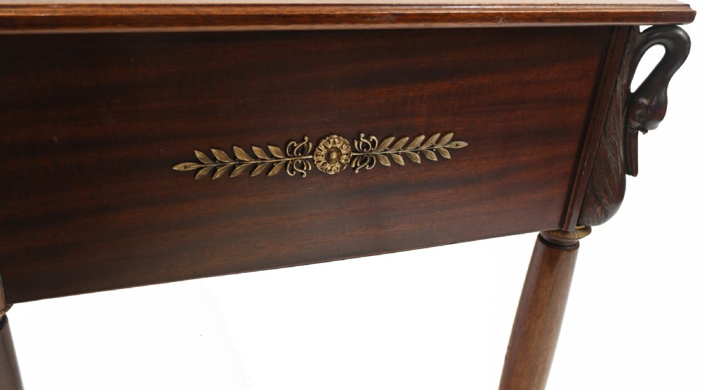 Napoleon III French Desk Antique Bureau Plat 1890 View VI