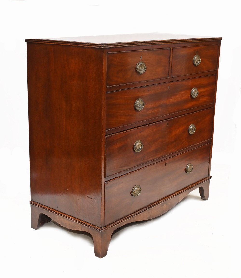 Antique Georgian Chest of Drawers Mahogany Hepplewhite View IV