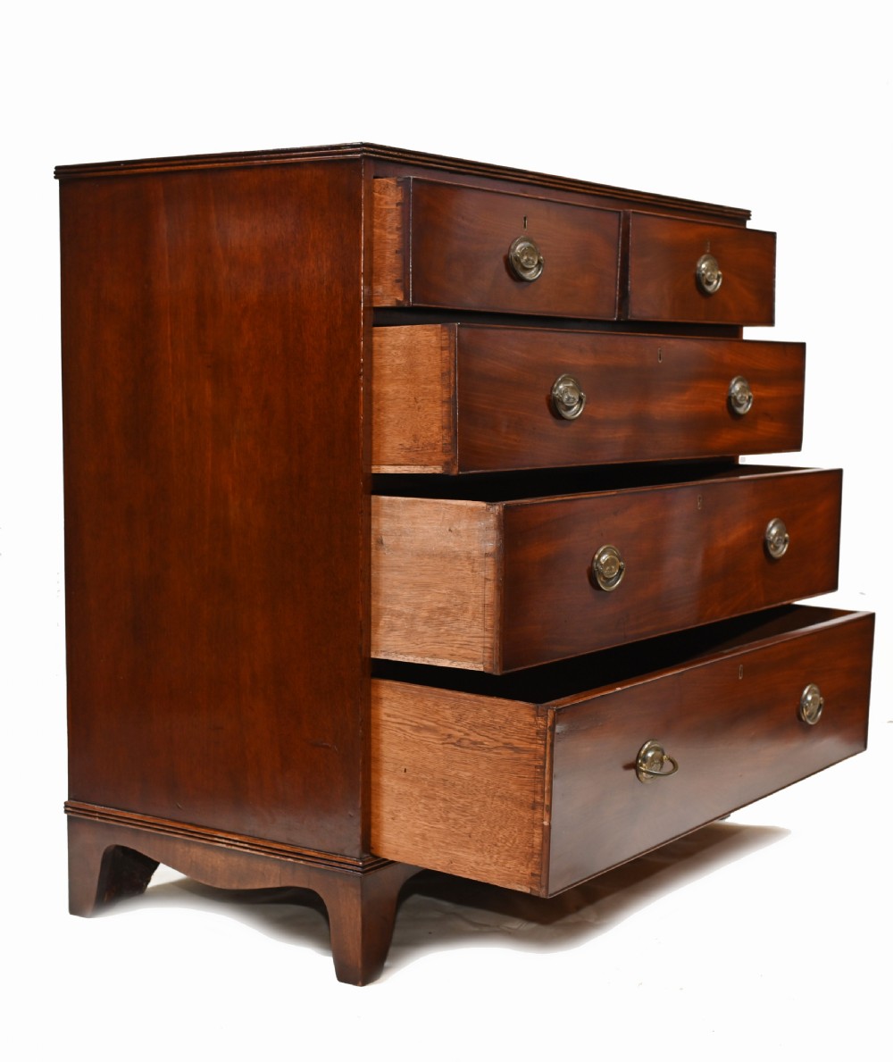Antique Georgian Chest of Drawers Mahogany Hepplewhite View V
