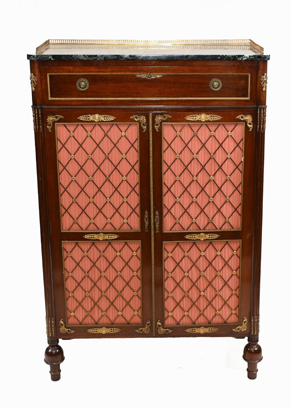 French Empire Cocktail Cabinet Mahogany Chest 1890