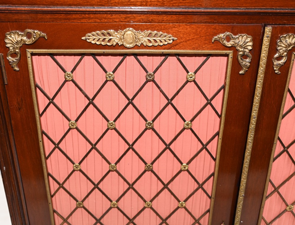 French Empire Cocktail Cabinet Mahogany Chest 1890 View III