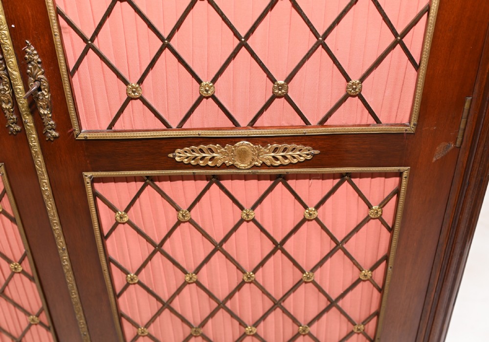 French Empire Cocktail Cabinet Mahogany Chest 1890 View V
